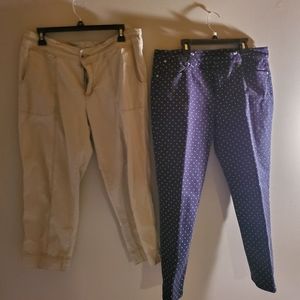 Talbots and Woolrich pants bundle
